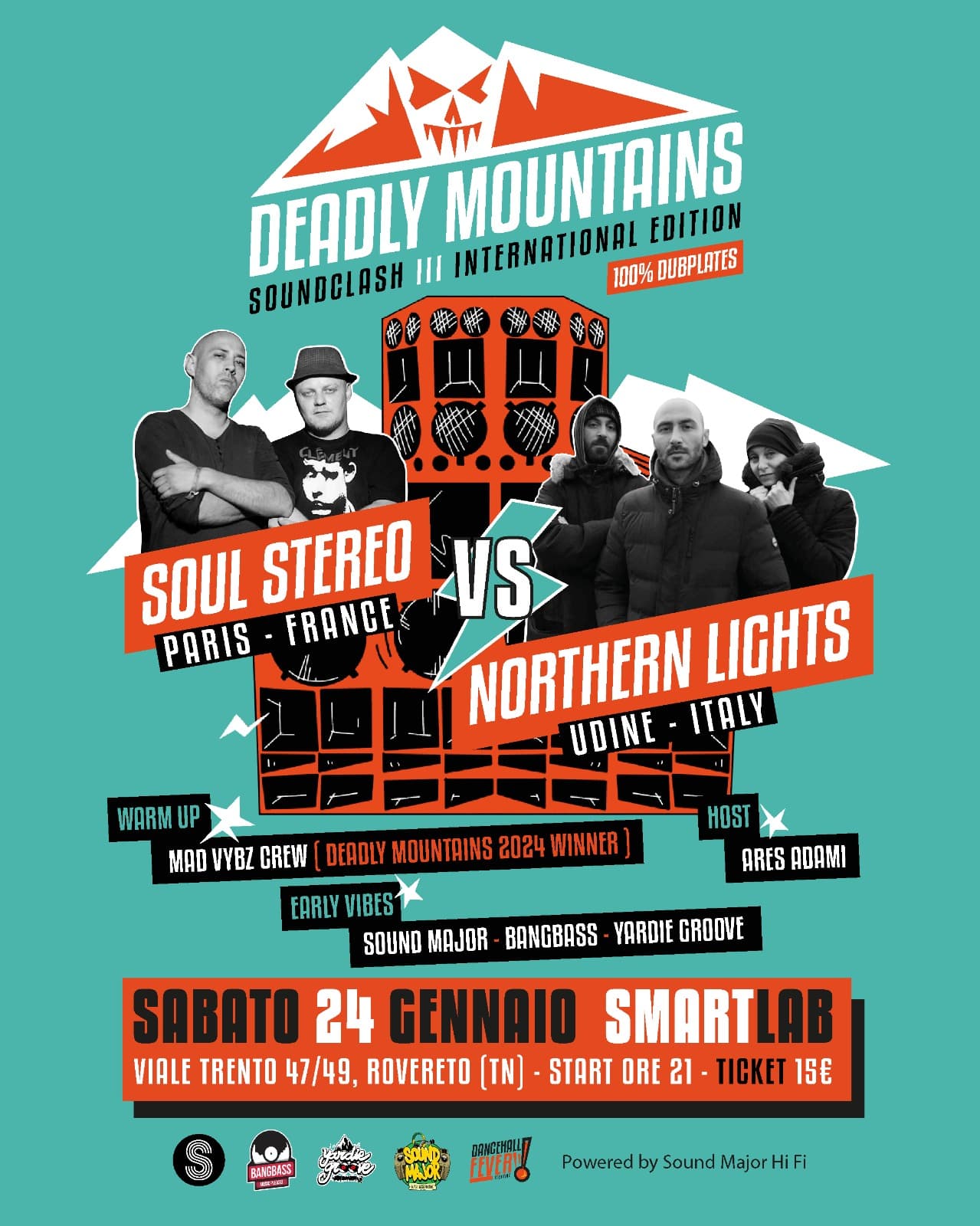 Deadly Mountains Soundclash III 2026 - Soul Stereo vs Northern Lights