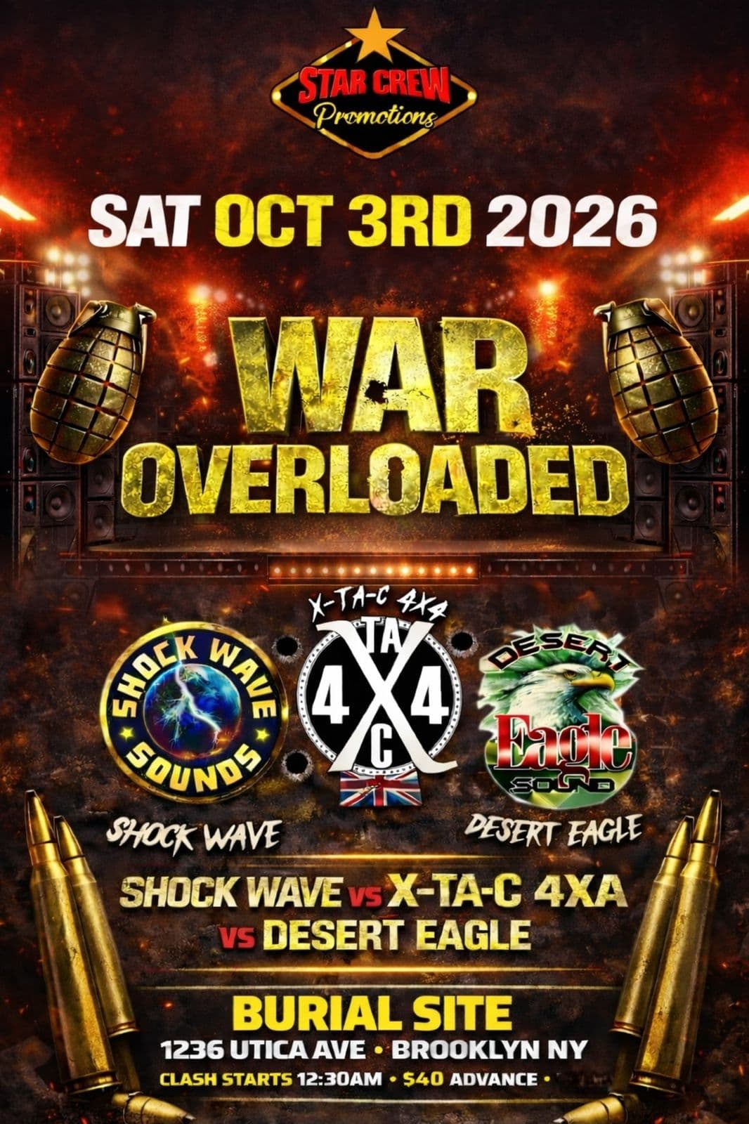 War Overloaded 2026 - Shock Wave vs X-TA-C 4X4 vs Desert Eagle