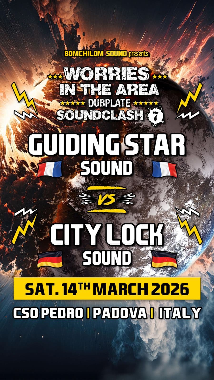 Worries In The Area Dubplate Soundclash 2026 - Guiding Star Sound vs City Lock Sound