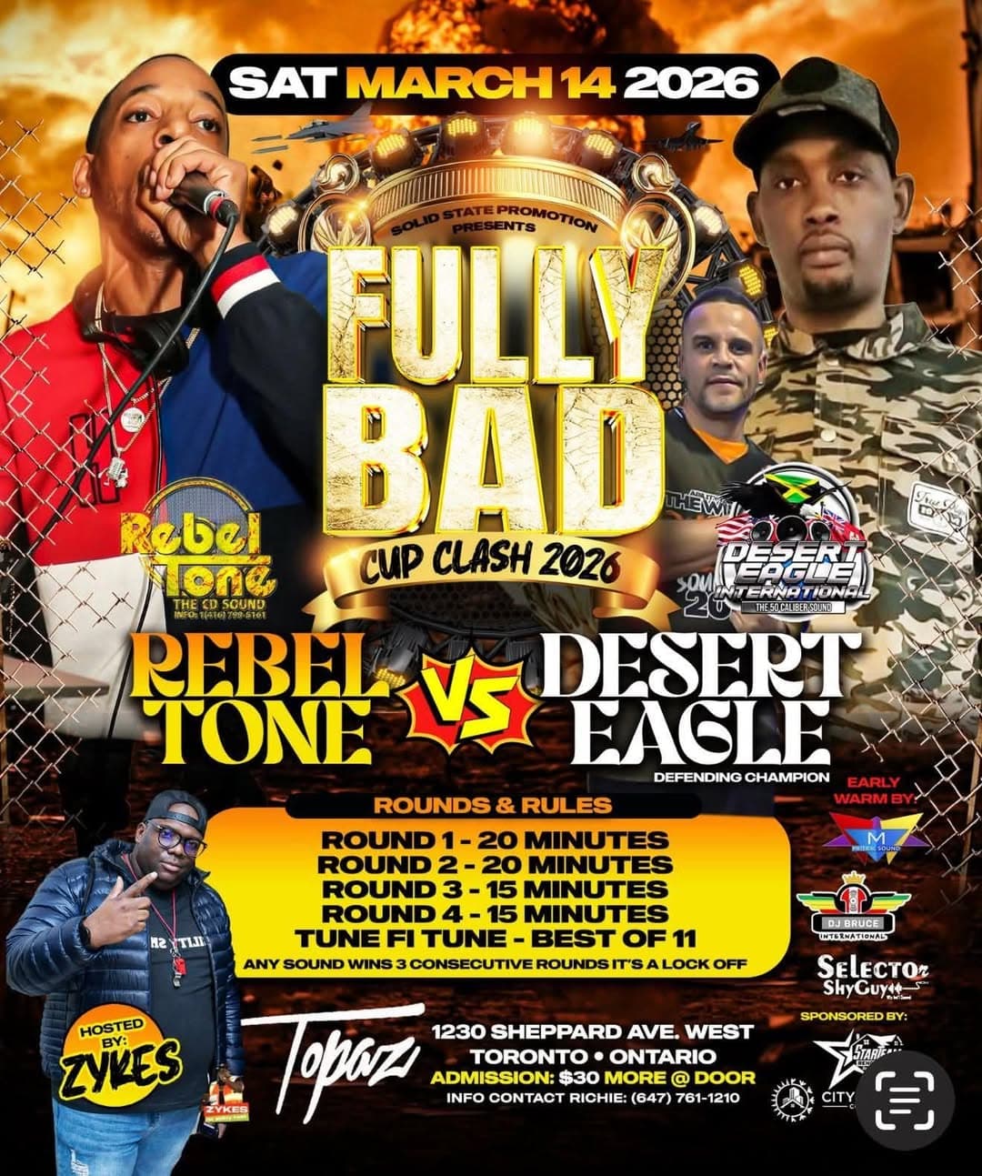 Fully Bad Cup Clash 2026 - Rebel Tone vs Desert Eagle