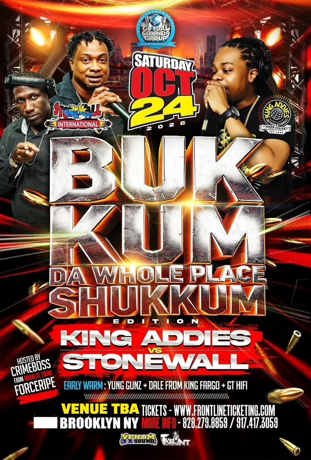 Buk Kum Da Whole Place Shukkum 2026 - King Addies vs Stonewall International - Brooklyn NY
