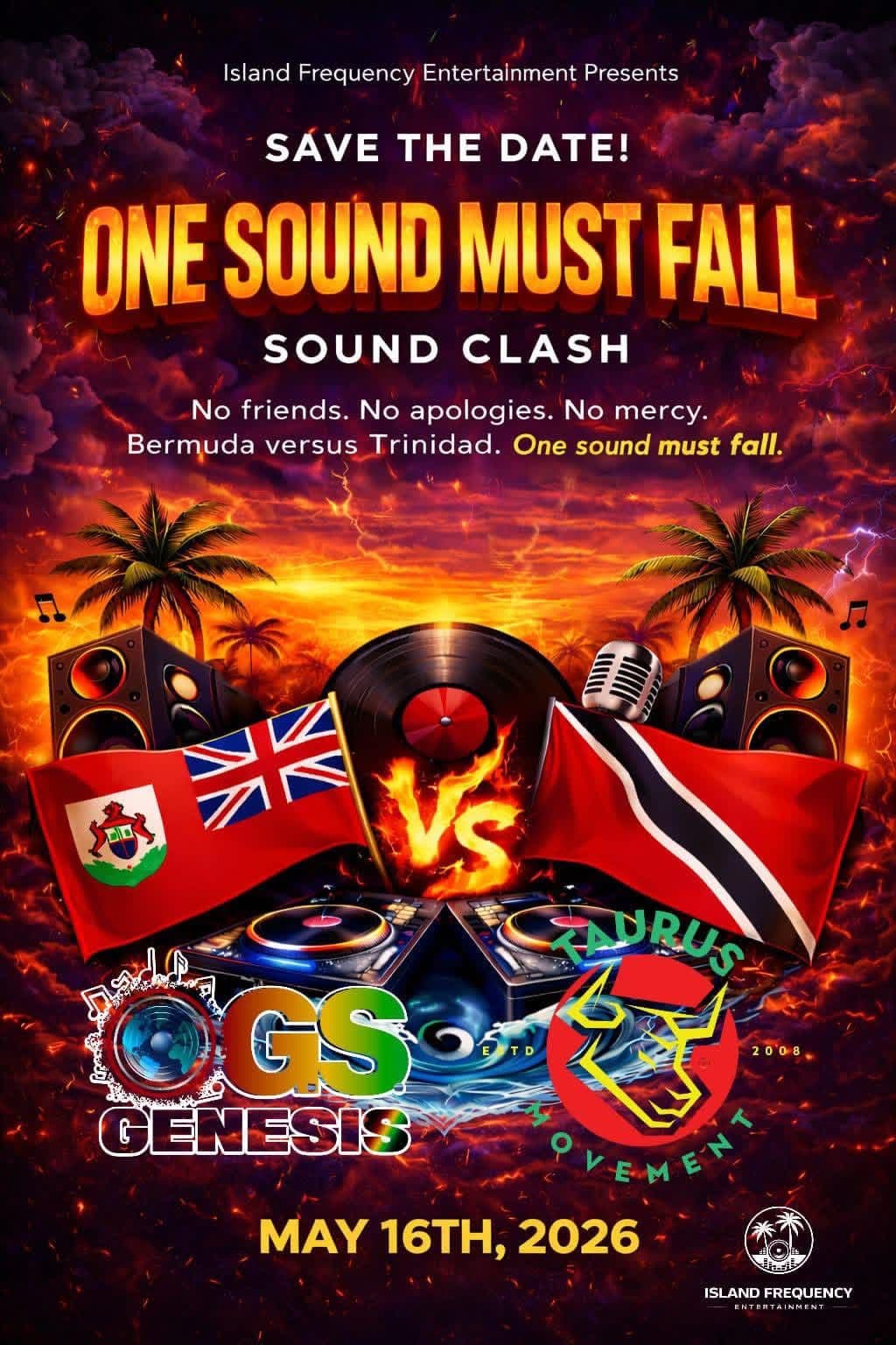 One Sound Must Fall 2026 - Genesis (Bermuda) vs Taurus Movement (Trinidad)